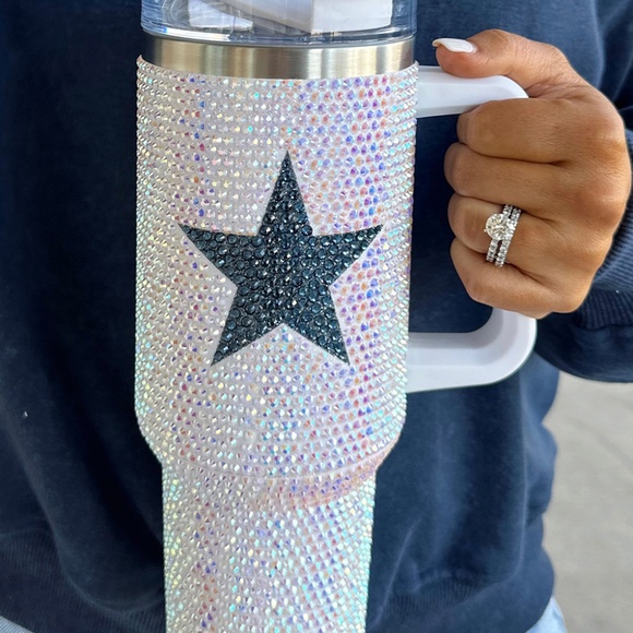 NFL Other - Full Rhinestone Stainless Portable Cup 40oz